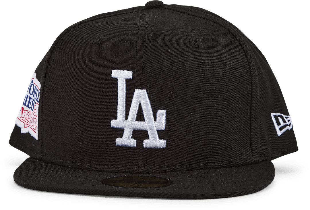 Side Patch 5950 Dodgers Blkotc