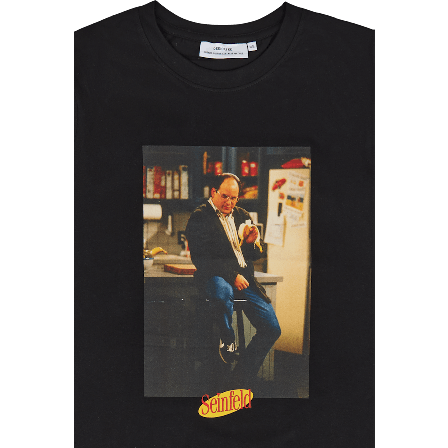 Dedicated X Seinfeld T-shirt S Schwarz