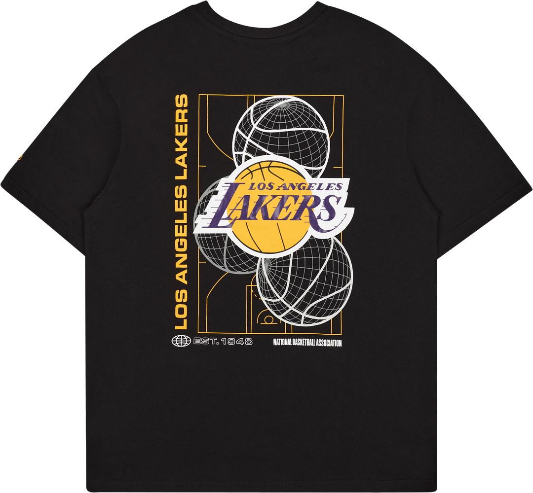 Nba Os Bball graafiline tee Losl Blkwhi