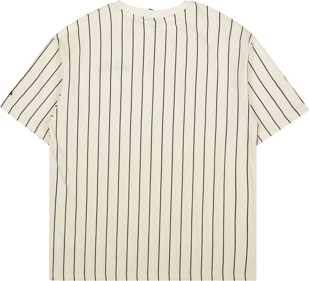 Maglietta gessata oversize Newer Ofwmrn