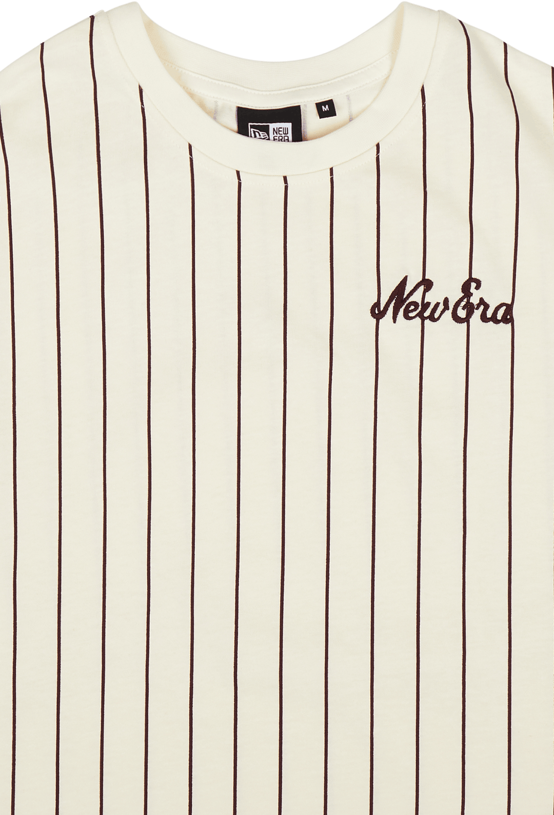 Maglietta gessata oversize Newer Ofwmrn