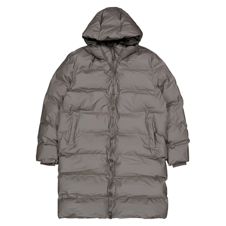 Rains Alta Long Puffer Jacket W3t4 97 Metallic