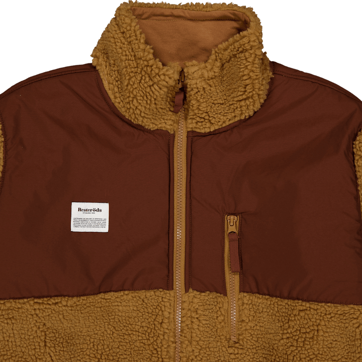 Panel Zip Fleece 4075 Camel
