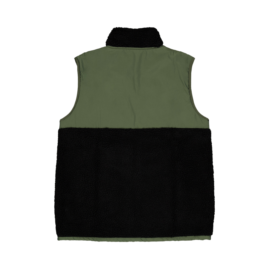 Panel Fleece Vest Zip 990