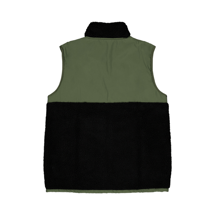 Panel Fleece Vest Zip 990