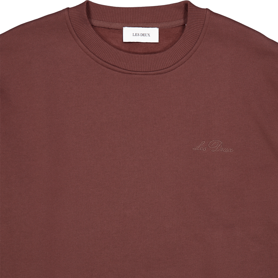 Les Deux Crew Sweatshirt Ebony
