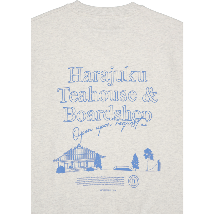 Les Deux Harajuku Sweatshirt  washed Denim
