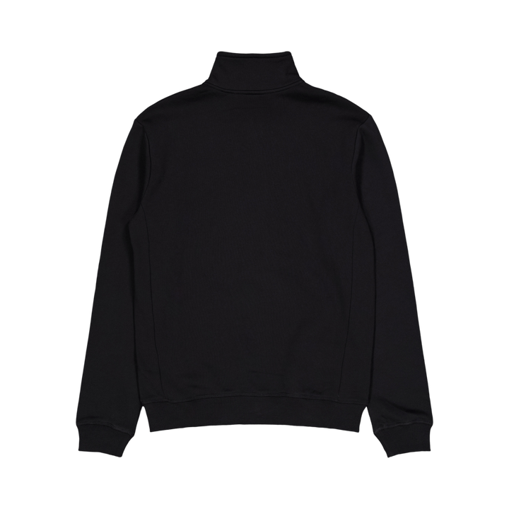 Sweatshirt Les Deux Piece com meio fecho de correr em ganga lavada