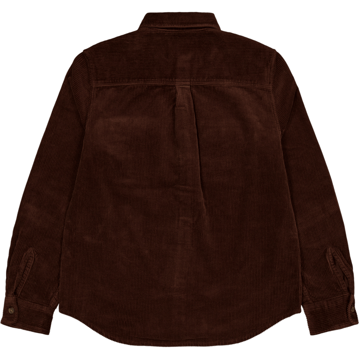 Les Deux Kody Heavy Corduroy Overshirt Ébano