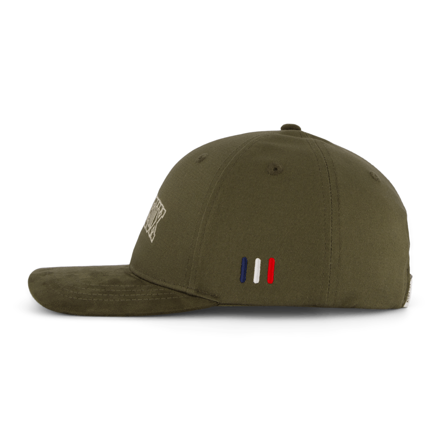 Les Deux Blake Suede Baseball Cap  Night