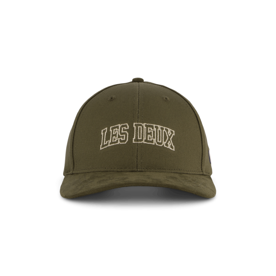 Les Deux Blake Suede Baseball Cap  Night