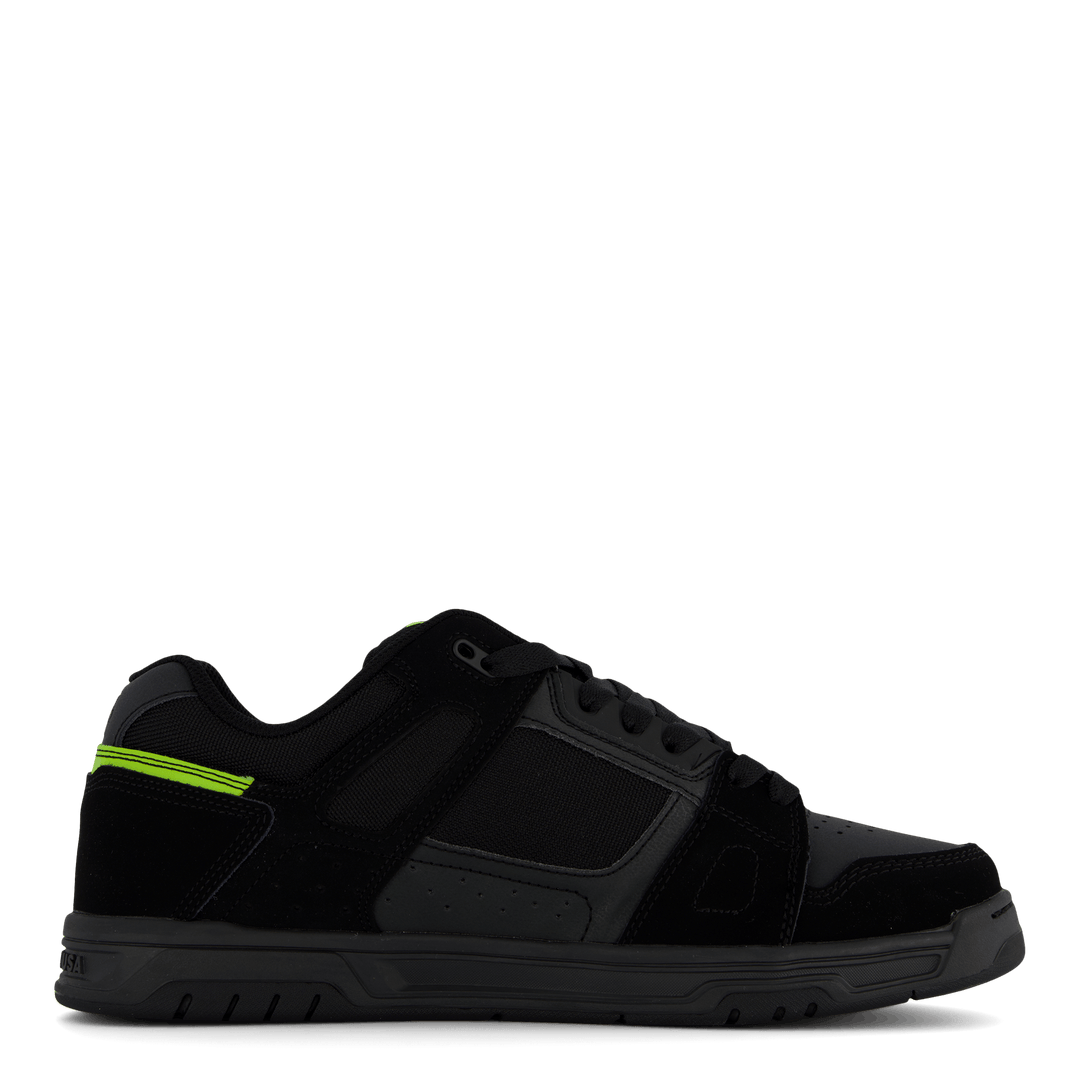Stag Black/lime Green