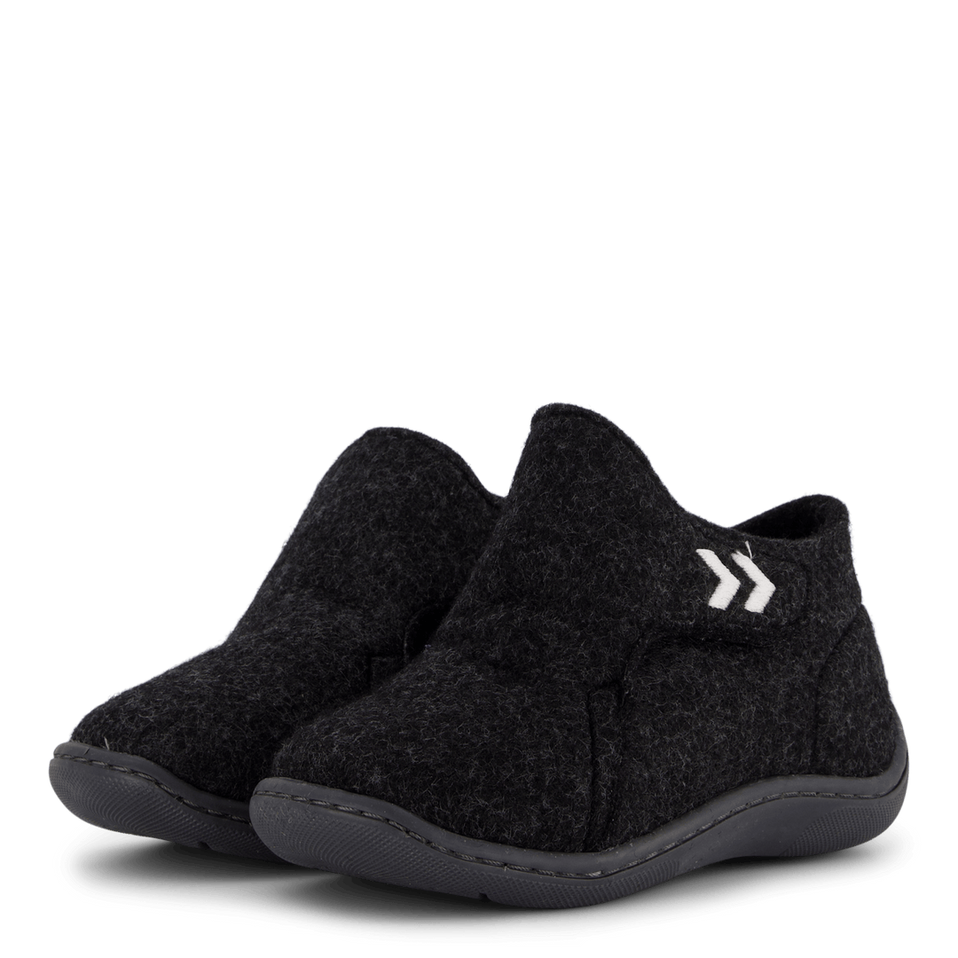 Wool Slipper Infant Black