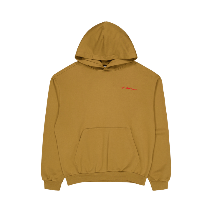 Karson Graphic Hoodie E347 Butternut