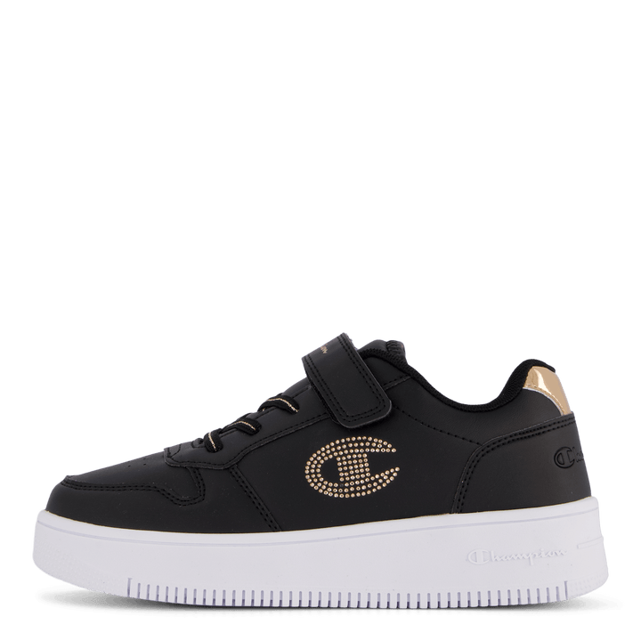 Low Cut Shoe Rebound Plat Meta Black Beauty