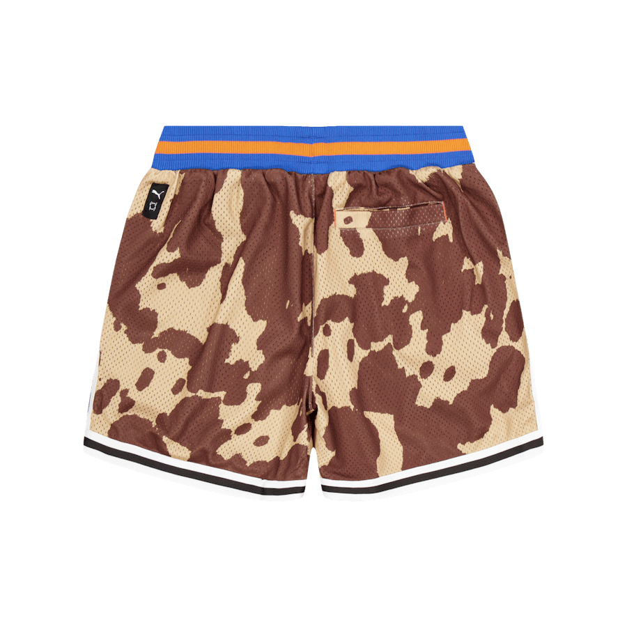 Clydes Closet Aop Short 1 Sand Sand Dune-chestnut Brown-aop