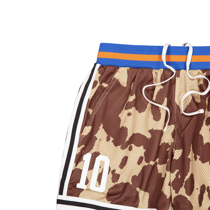 Clydes Closet Aop Short 1 Sand Sand Dune-chestnut Brown-aop