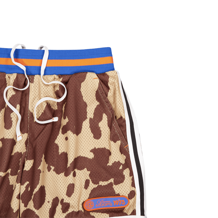 Clydes Closet Aop Short 1 Sand Sand Dune-chestnut Brown-aop