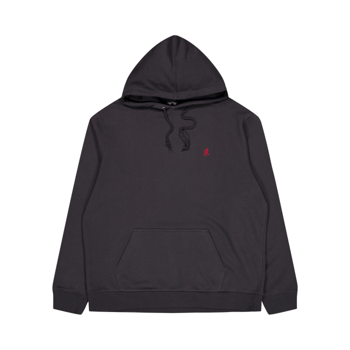 One Point Hooded Sweatshirt Vintage Black