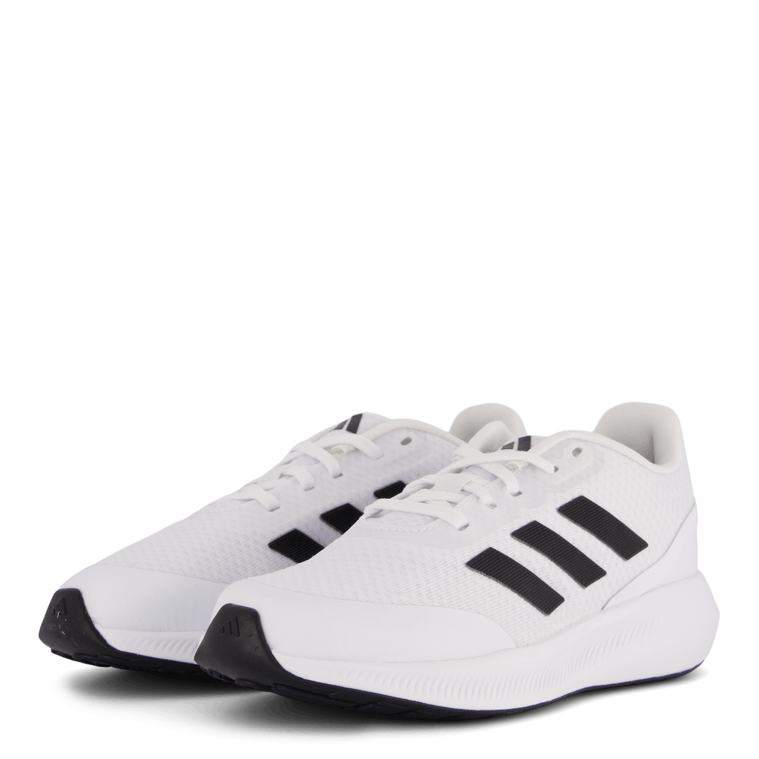 RunFalcon 3 Lace Shoes Cloud White / Core Black / Cloud White