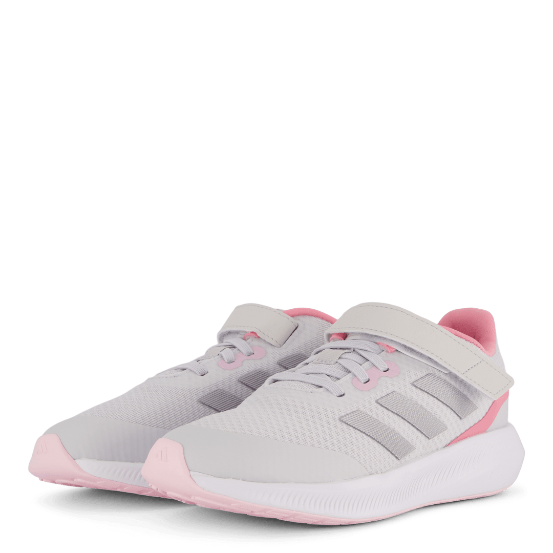RunFalcon 3.0 Elastic Lace Top Strap Shoes Dshgry / Silvmt / Blipnk