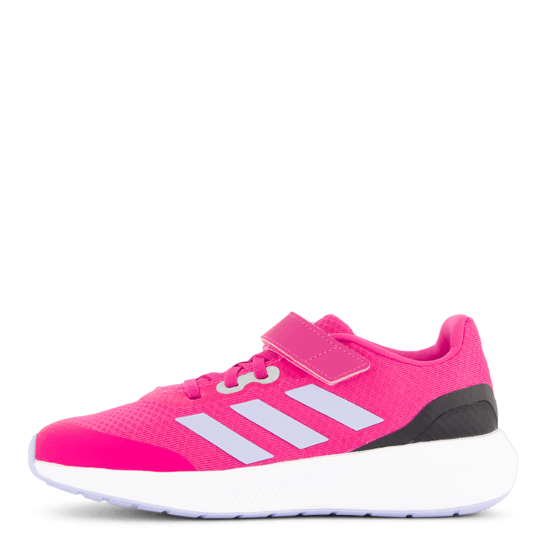 RunFalcon 3.0 Elastic Lace Top Strap Shoes Lucid Fuchsia / Blue Dawn / Core Black