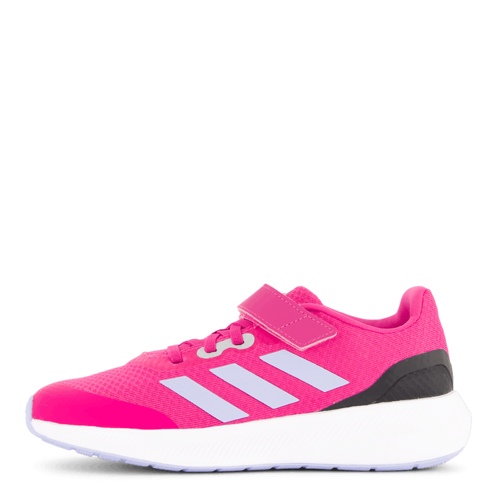 RunFalcon 3.0 Elastic Lace Top Strap Shoes Lucid Fuchsia / Blue Dawn / Core Black
