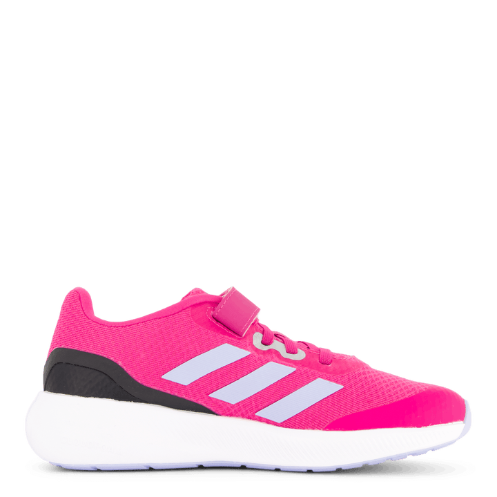 RunFalcon 3.0 Elastic Lace Top Strap Shoes Lucid Fuchsia / Blue Dawn / Core Black