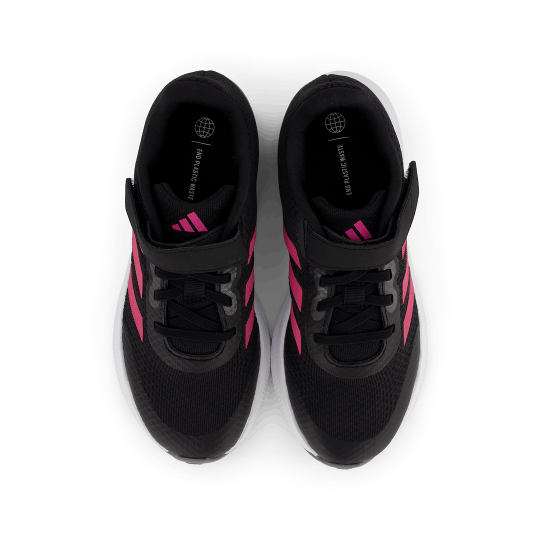 RunFalcon 3.0 Elastic Lace Top Strap Shoes Core Black / Pulmag / Gresix