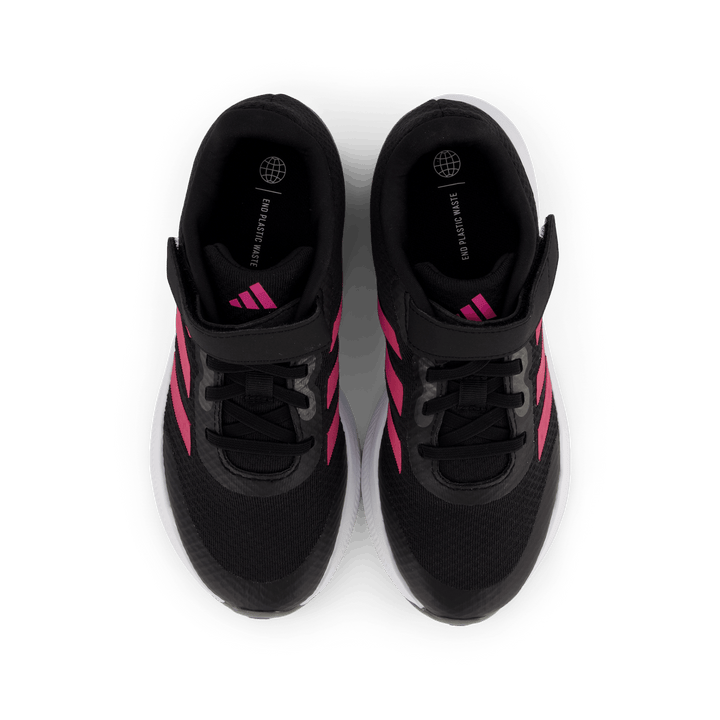 RunFalcon 3.0 Elastic Lace Top Strap Shoes Core Black / Pulmag / Gresix