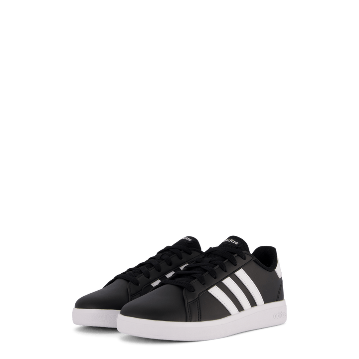 Grand Court Lifestyle Tennis Lace-Up Shoes Core Black / Cloud White / Core Black