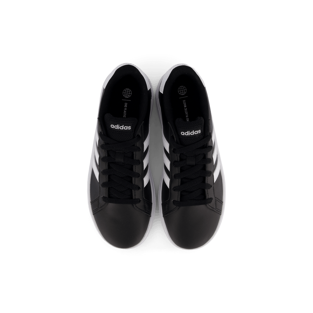 Grand Court Lifestyle Tennis Lace-Up Shoes Core Black / Cloud White / Core Black