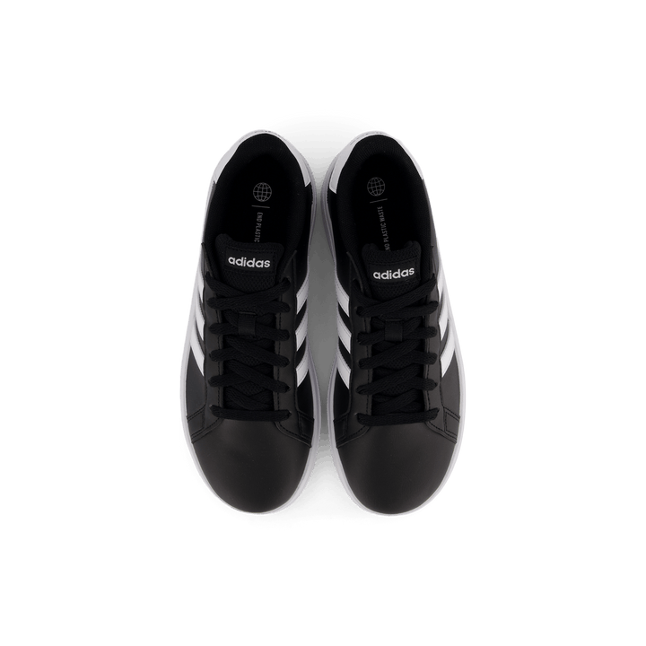 Grand Court Lifestyle Tennis Lace-Up Shoes Core Black / Cloud White / Core Black