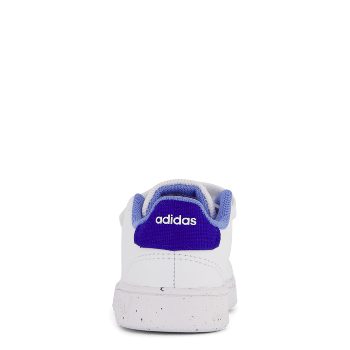 Advantage Lifestyle Court Two Hook-and-Loop-skor Molnvit / Molnvit / Blå Fusion