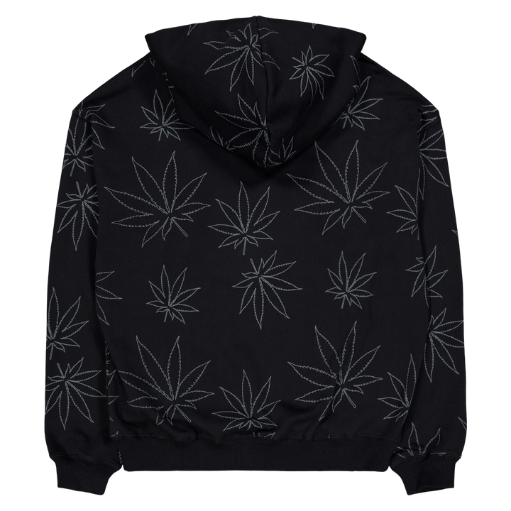 Plantlife Fleece Hoodie Schwarz