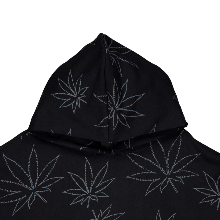 Plantlife Fleece Hoodie Schwarz
