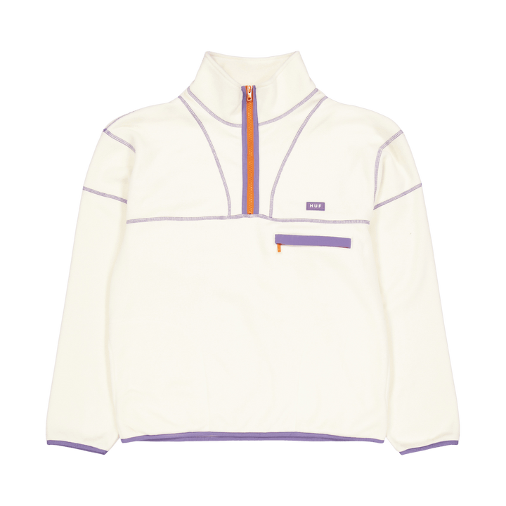Elysian Viertelreißverschluss Fleece Bone