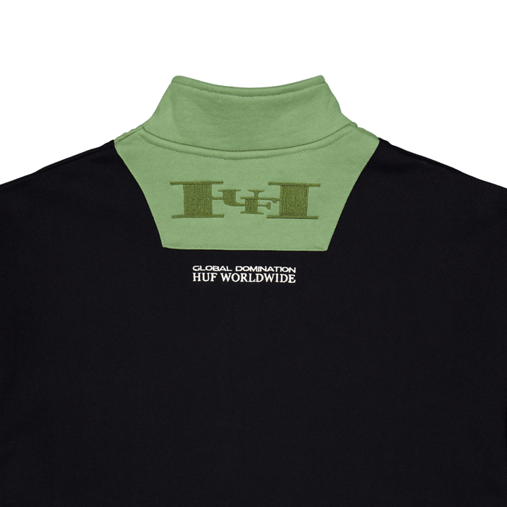 Harrison 1/4 Zip Fleece Schwarz