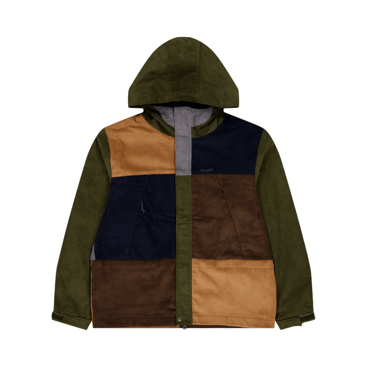 Contrast Cord Mountain Jacke Avocado