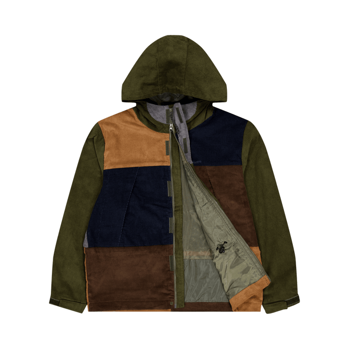 Contrast Cord Mountain Jacke Avocado
