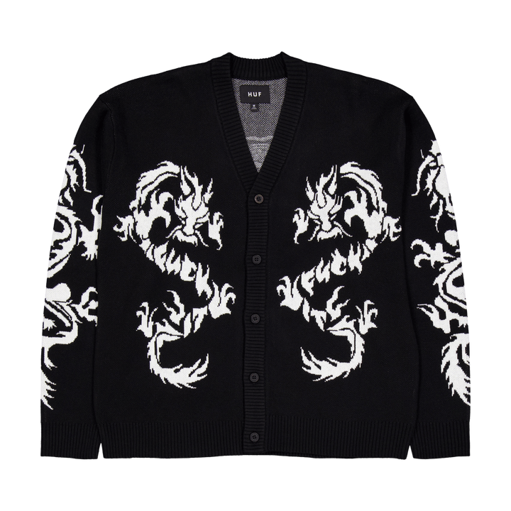 Twin Dragon Strickjacke Schwarz