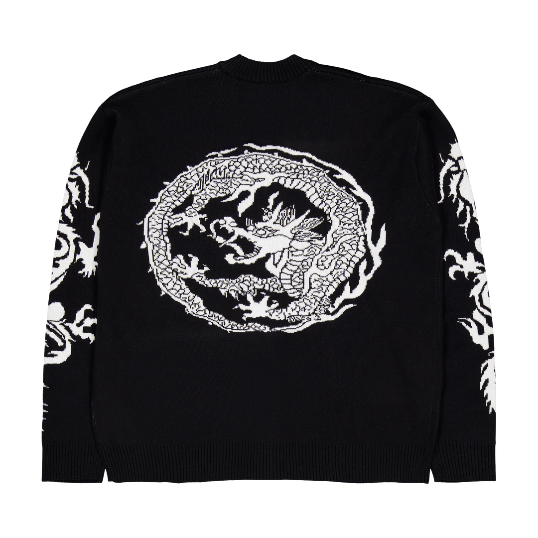 Twin Dragon Strickjacke Schwarz