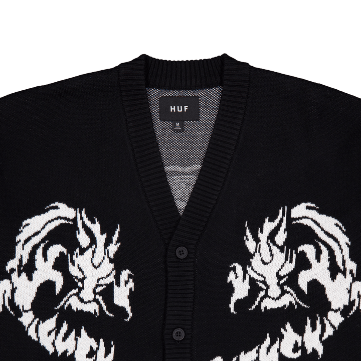 Twin Dragon Strickjacke Schwarz
