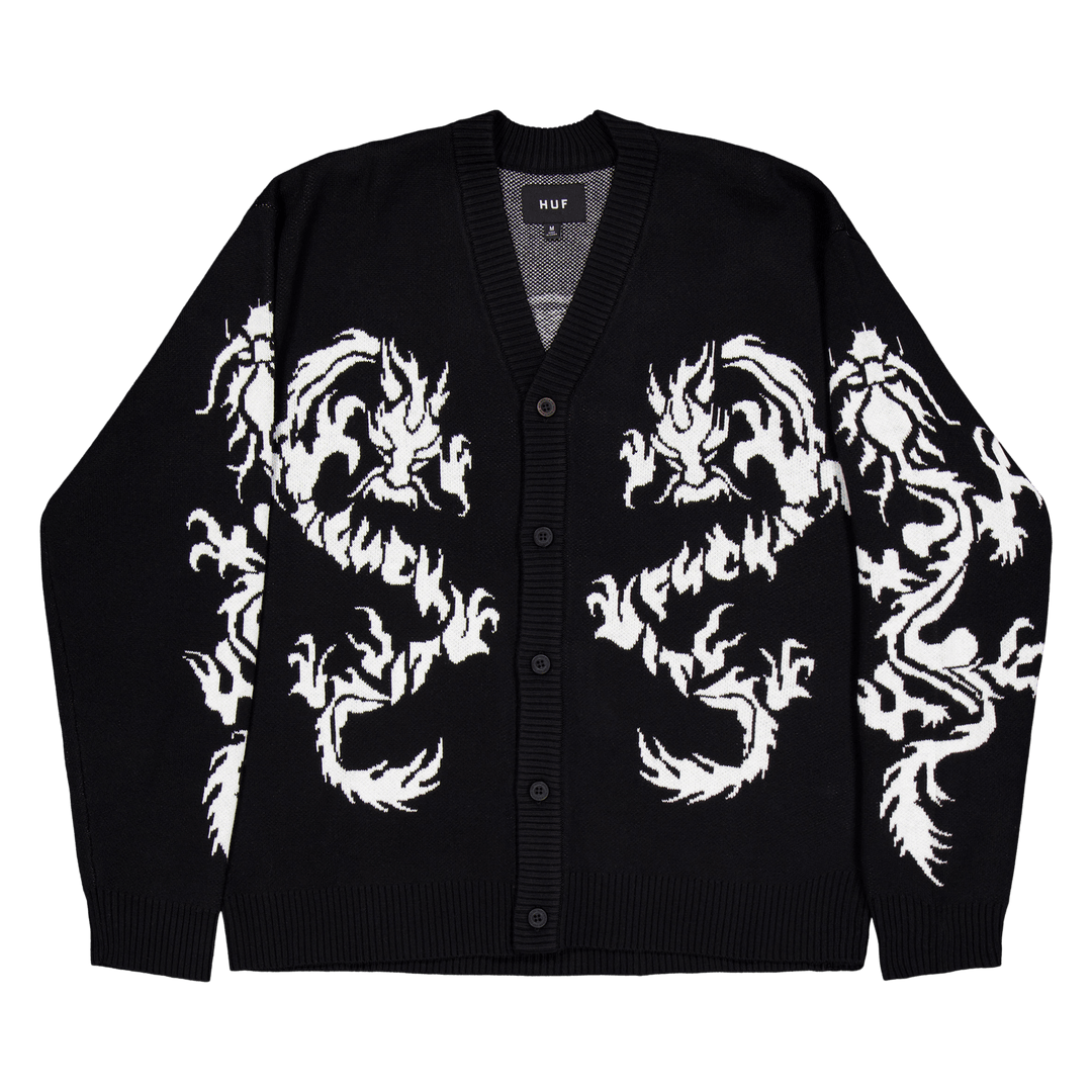 Twin Dragon Strickjacke Schwarz