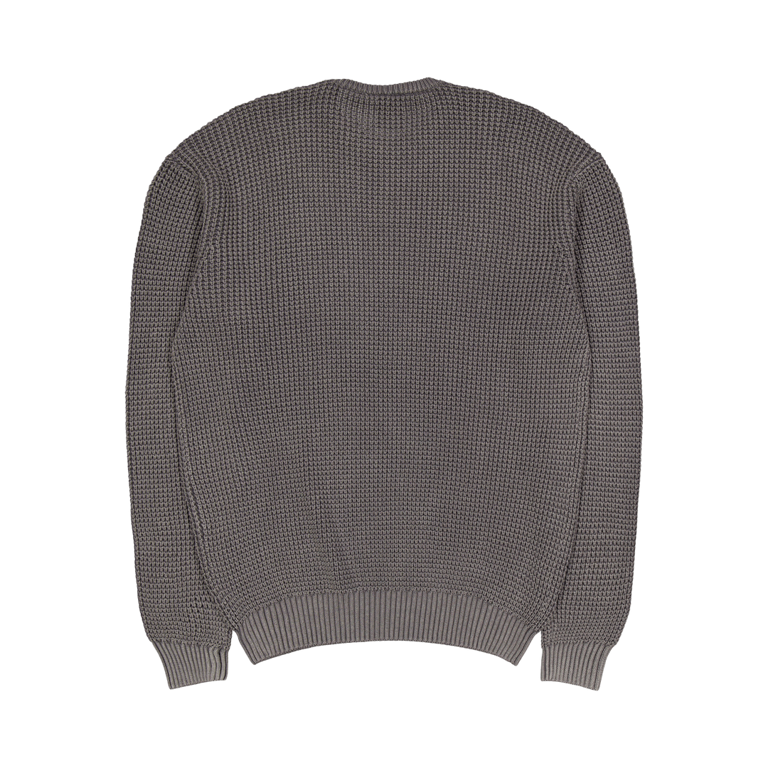 Filmore Waffelstrickpullover Schwarz