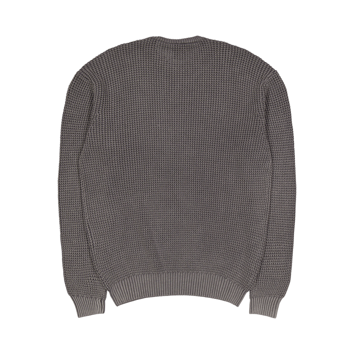 Filmore Waffelstrickpullover Schwarz
