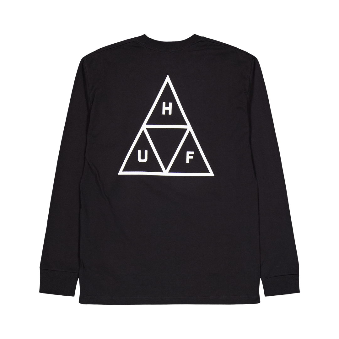 "Huf Set Tt L/s Tee" marškinėliai Black