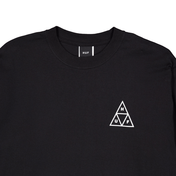 "Huf Set Tt L/s Tee" marškinėliai Black
