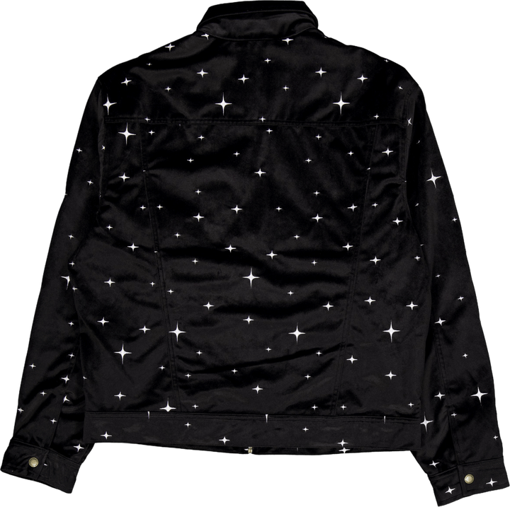 "Galaxy Velvet Trucker" striukė juoda