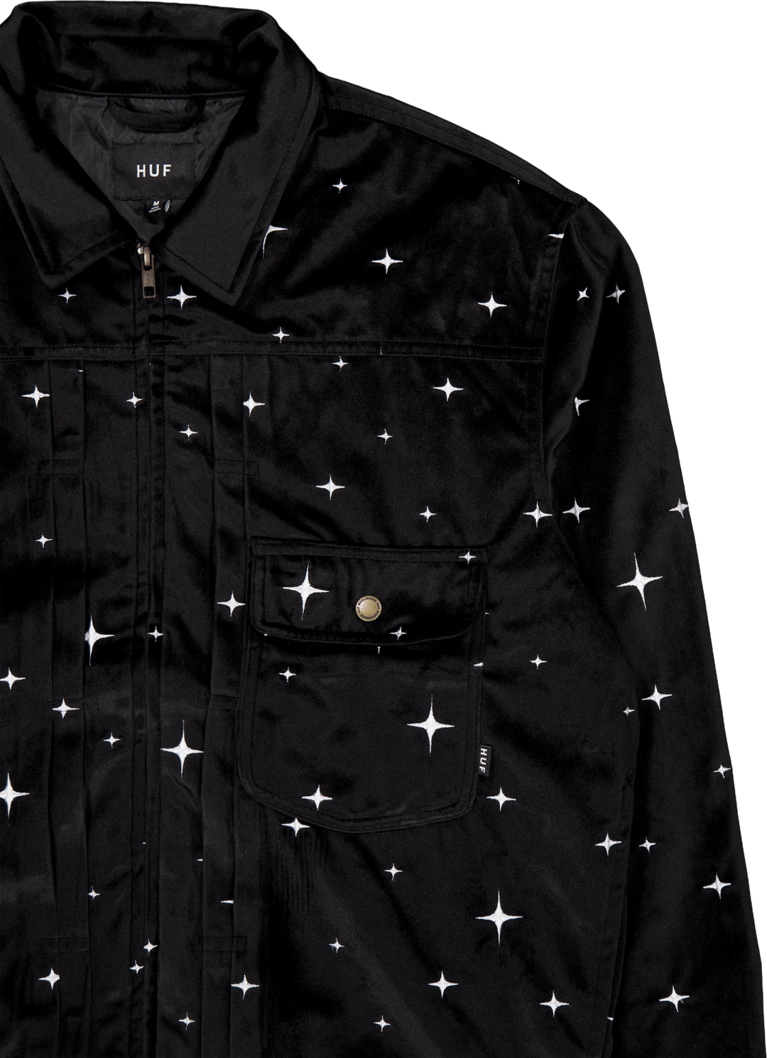 "Galaxy Velvet Trucker" striukė juoda